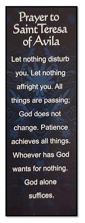St Teresa of Avila Bookmark