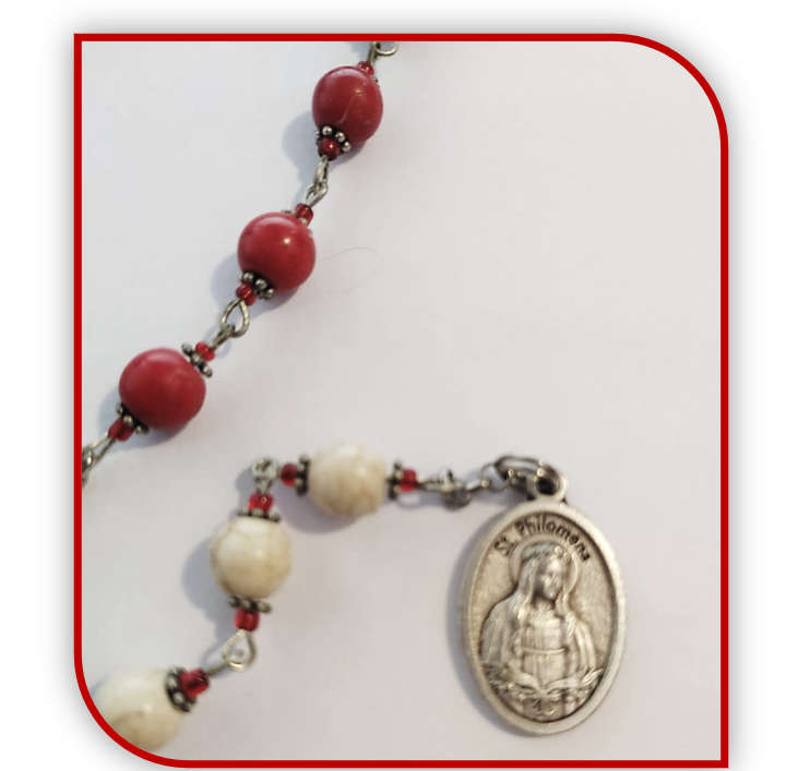 Chaplet of St Philomena - Semi Precious Stone