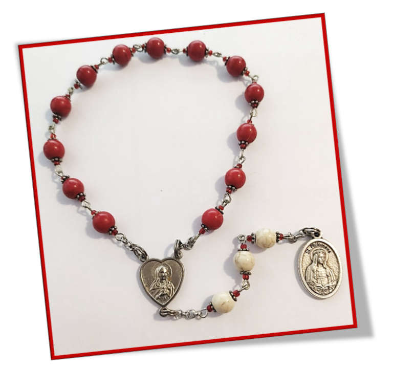 Chaplet of St Philomena - Semi Precious Stone
