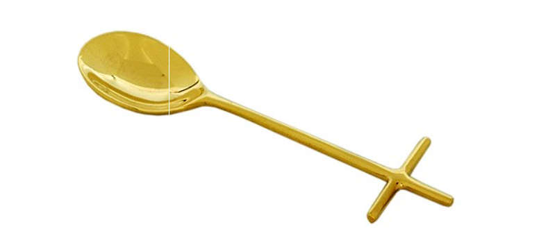 Incense spoon - Cross handle