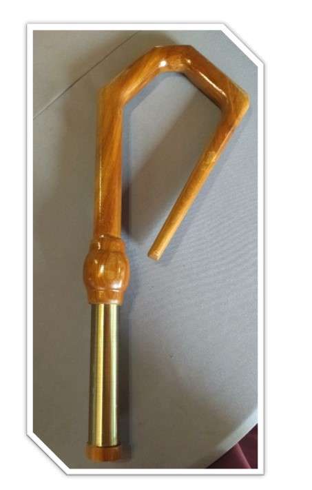1.57 cm Crozier with Shepherds Crook with Black Lockable Case