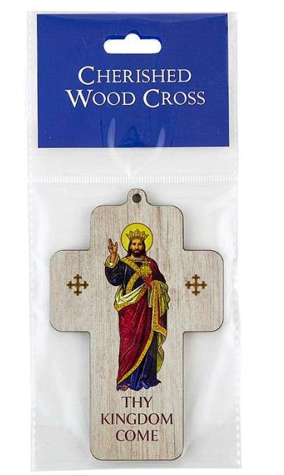 13cm Christ the King wooden Cross