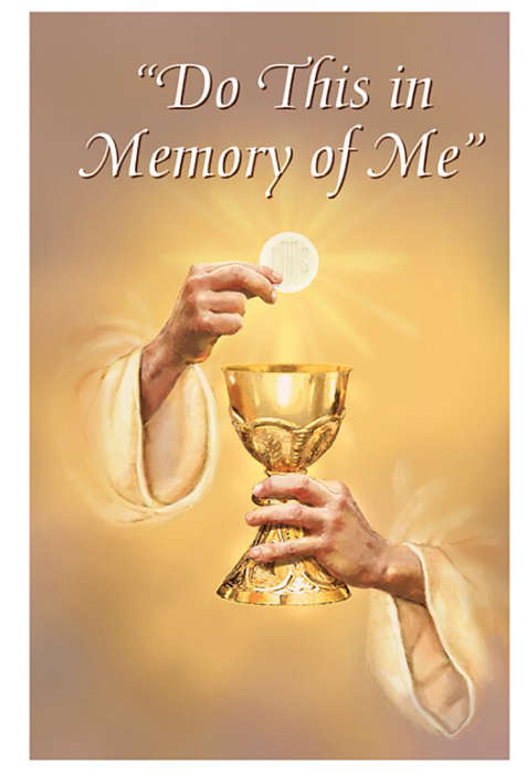 Eternal Salvation First Communion Holy Card