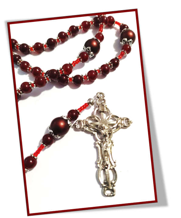 Birthstone Rosary - Garnet / January