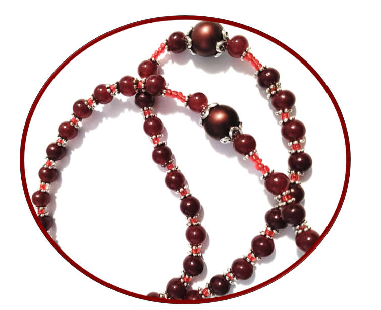Birthstone Rosary - Garnet / January