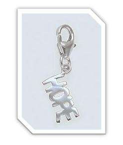 HOPE charm in Sterling silver for charm bracelet
