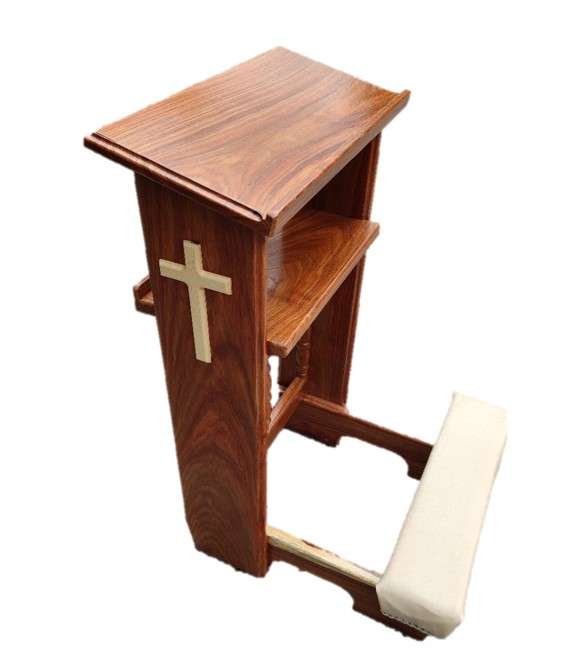 Prie-dieu - Prayer desk with padded Kneeler
