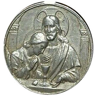 Sacred Heart of Jesus - 300 days Indulgence Medal
