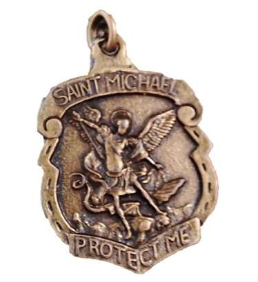 St Michael Bookmark and Medal