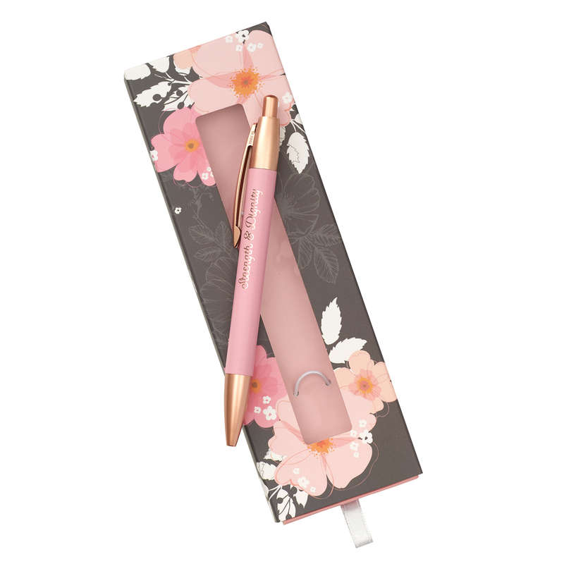 Gift boxed Pen - Proverbs 31:25 Strength & Dignity