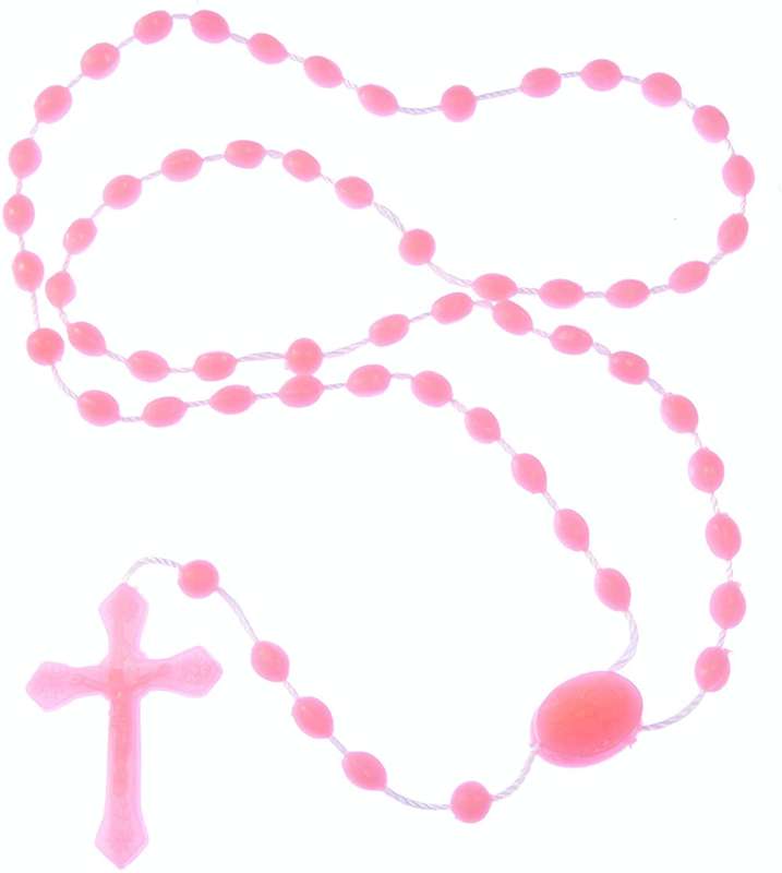 Pink cord Rosary