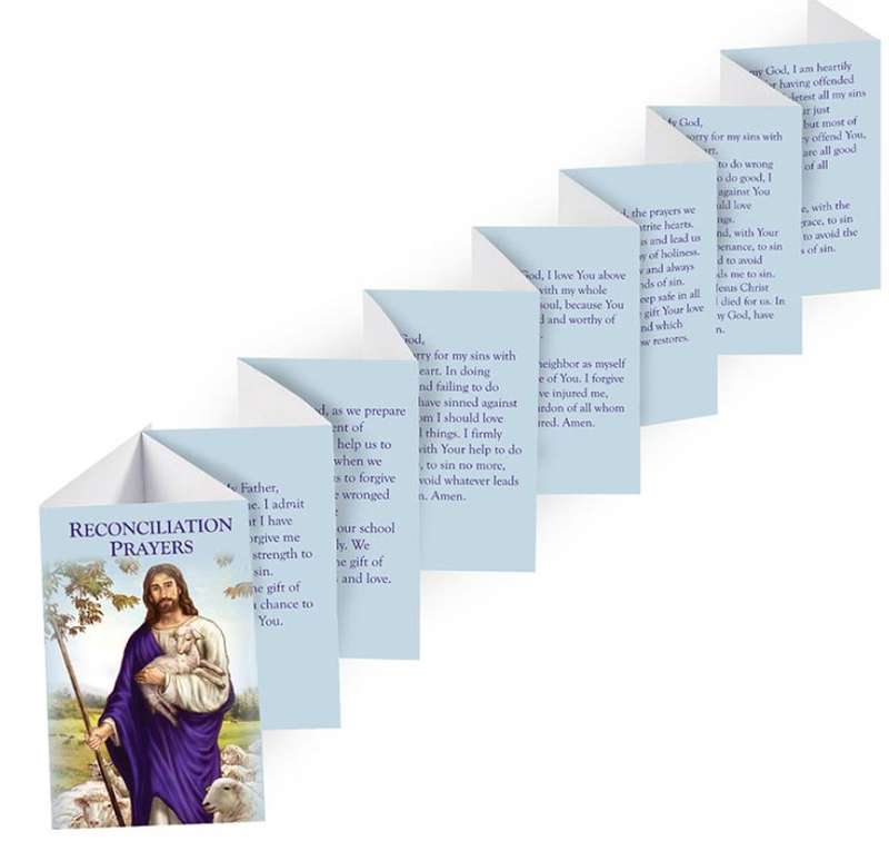 Reconciliation Prayers Accordion Fold Booklet
