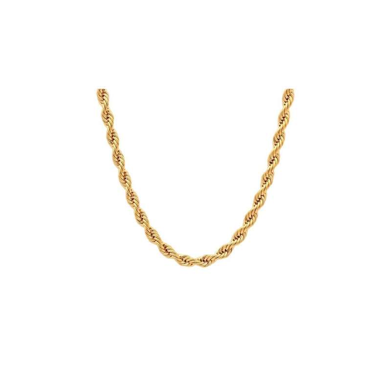 18kt gold filled Rope Chain - 50cm