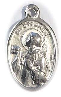St Stephen Medal - Patron Saint of Altar Servers/ Deacons - Locally made