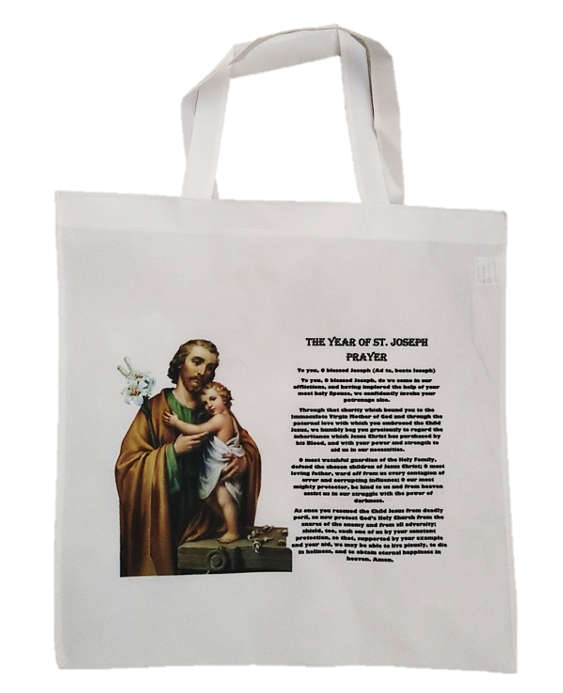 St Joseph Shopper Bag with The Year of St Joseph Prayer