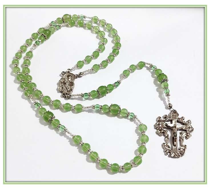 Peridot - August Birthstone Rosary