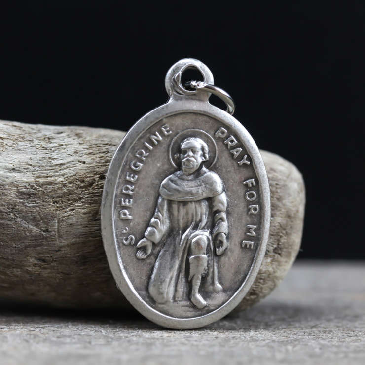 Saint Peregrine medal  - Patron Saint of Cancer Patients and Incurable Diseases