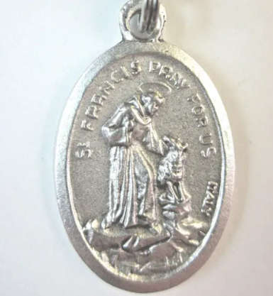 St Francis & the Wolf Medal