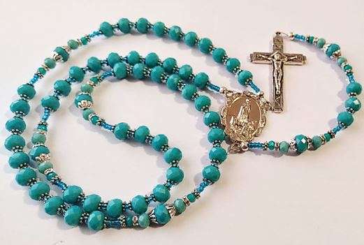 Birthstone Rosary - Turquoise December