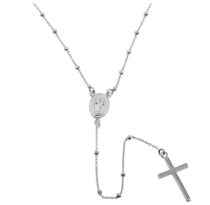 925 Sterling Silver Miraculous Medal Rosary