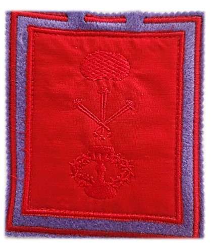 Extra Large Purple Scapular of Benediction & Protection