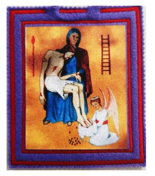 Extra Large Purple Scapular of Benediction & Protection