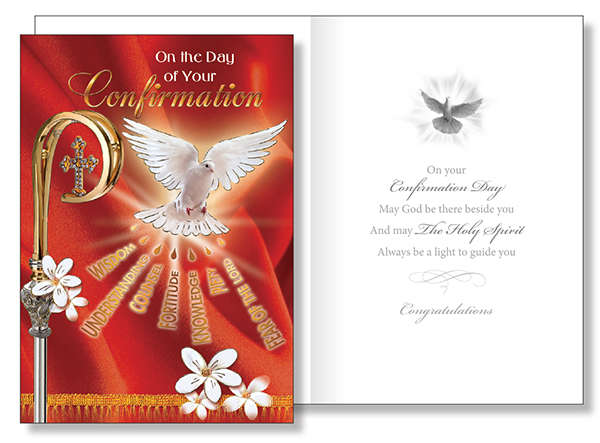 On the Day of your Confirmation Greeting Card