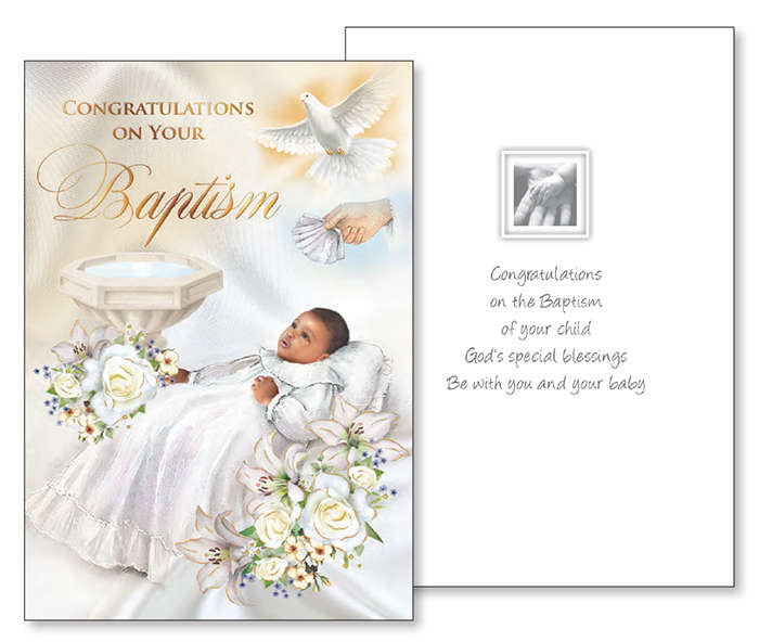 Congratulations on your Baptism Greeting card