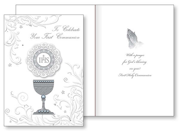 To Celebrate your First Communion Greeting Card