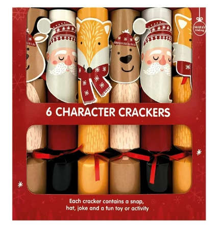 Animals & Father Christmas Crackers (Nice little Gifts)