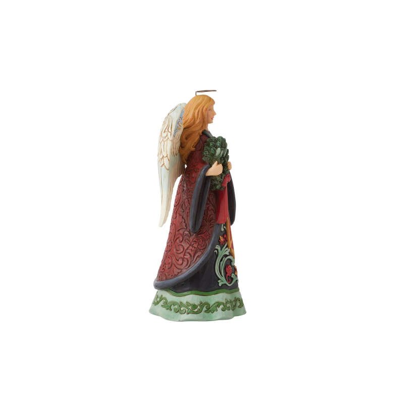 Jim Shore - Angel Of Splendour with Wreath -23cm