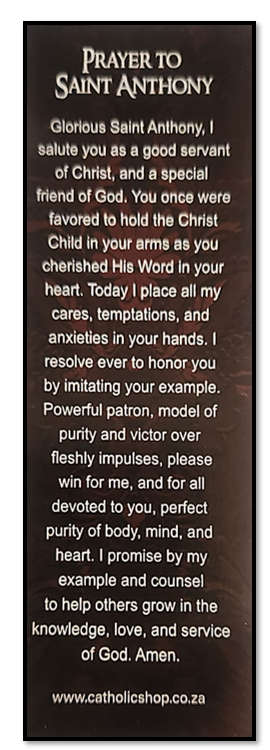 Bookmark - Saint Anthony Hear My Prayers