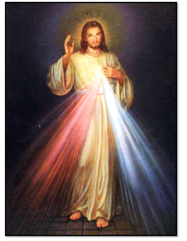 Divine Mercy Icon - 24.5cm x 18cm