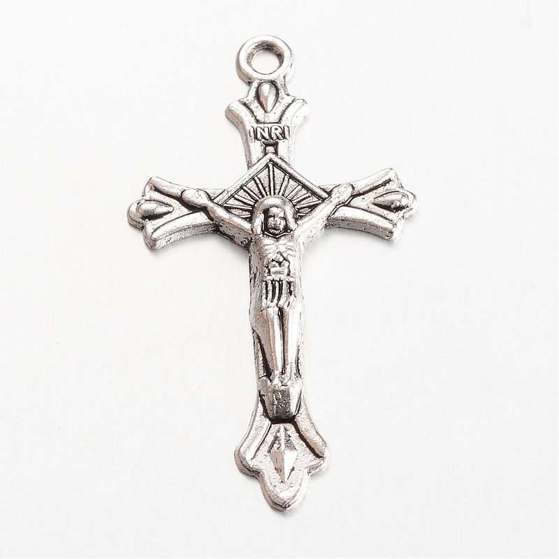 3cm Jerusalem Crucifix in silver