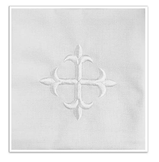 Corporal - Fleur de Lis in White