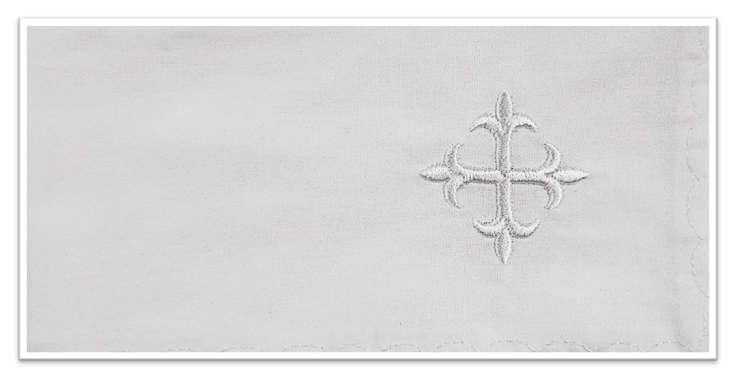 Purificator - Fleur de Lis in White