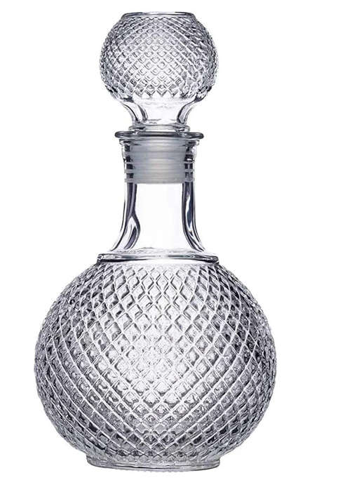 Glass round bottom Flagon / Cruet - 1 Litre