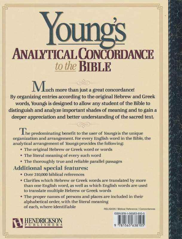 Young's Analytical Concordance to the Bible - Robert Young