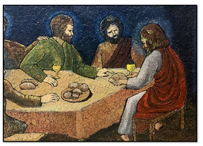 145cm Framed Last Supper  - Egg Shell Mozaic - ORIGINAL SINGLE EDITION