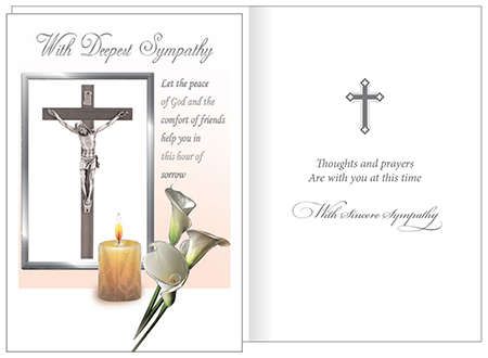 With Deepest Sympathy - Greeting Card