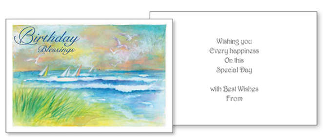 Birthday Blessings - Greeting Card