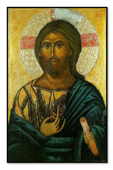 Christ Pantocrator, a Gift to Archbishop Constantin Cavasila of Ohrid, Church of the Peribleptos ...