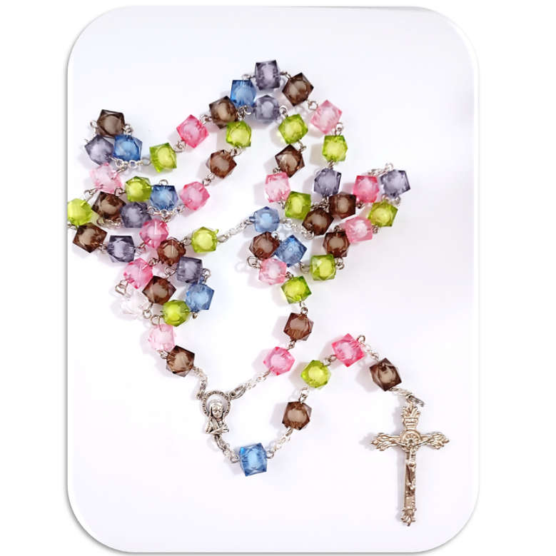 Jellybeans Square Window Rosary