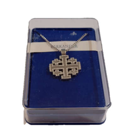 Jerusalem Cross Necklace in Gift Box