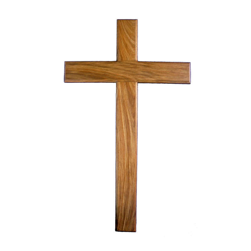 119cm X 90cm Solid Kiaat Wooden Wall Cross