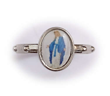 Our Lady of Grace Rosary Ring