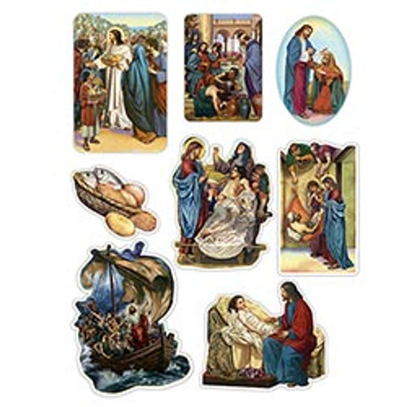 Sacred Stickers - Jesus Miracles (3 sheets)