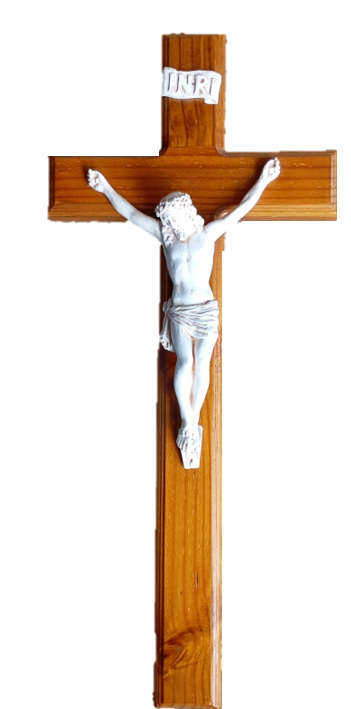 78cm Pine Crucifix - Vanilla Corpus