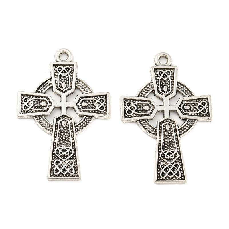 40mm Celtic Cross with the Celtic Knots