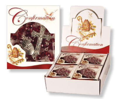 Confirmation Rosary in gift box